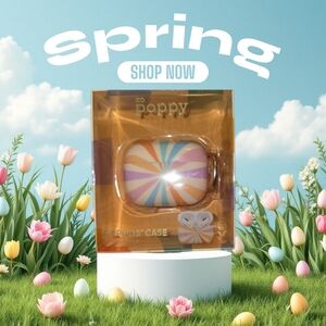 XO Poppy AirPods Pro Case – Pastel Swirl Design – New in Box